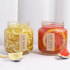 유기농설탕이 들어간 푸릇푸릇 수제과일청 레몬청 자몽청 과일청 딸기청 생강청 생강차950g, 01 레몬청 1kg (파우치팩), 1kg, 1개, 1개입 – BEST 10